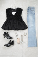 バルーンビスチェTOPS 　BLACK