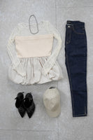【再入荷！】ドッキングバルーンビスチェトップス　IVORY
