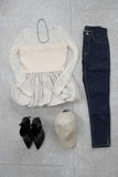 【再入荷！】ドッキングバルーンビスチェトップス　IVORY