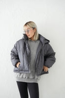 ファイバーダウンショートジャケット Chacoalgray