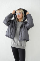 ファイバーダウンショートジャケット Chacoalgray