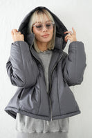 ファイバーダウンショートジャケット Chacoalgray