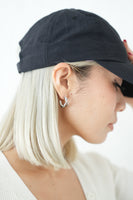 【ALACRAN】ツイストフープピアス　SILVER