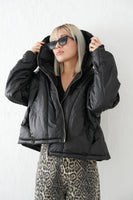 ファイバーダウンショートジャケット Black