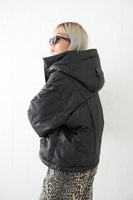 ファイバーダウンショートジャケット Black
