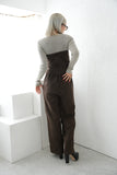 ベアビスチェ×パンツセットアップ BROWN
