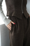 ベアビスチェ×パンツセットアップ BROWN