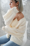 チュールドッキングカーディガン　IVORY