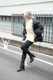 ワッシャー中綿ジャケット Black