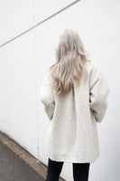 シャギータックミドルシングルコート Ivory