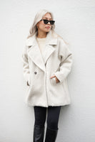 シャギータックミドルシングルコート Ivory