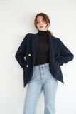 ツイルテーラードジャケット　NAVY
