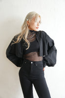 3wayジレ･トレンチコート Black