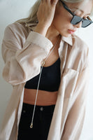 シアーオーバーシャツ Pink