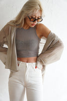 シアーオーバーシャツ Khaki