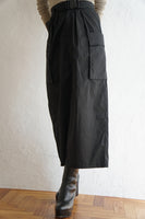 ベルト付きカーゴスカート Black
