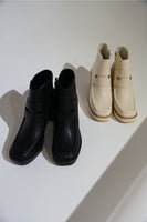 ショートブーツ Black