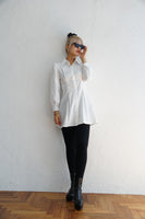 シャツチュニック White