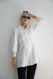 シャツチュニック White