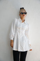 シャツチュニック White