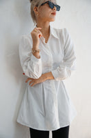 シャツチュニック White