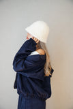 サテンブルゾン Navy