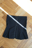 フロントホックコルセット Black