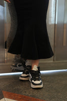 マーメイドデニムスカート Black