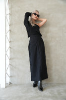 ワンショルニットプルオーバー Black