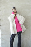 シャギータックミドルシングルコート Ivory