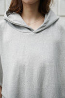 オーバーサイズノースリーブパーカー Gray