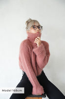 モヘアタートルプルオーバー Pink