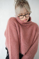 モヘアタートルプルオーバー Pink