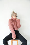 モヘアタートルプルオーバー Pink