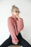 モヘアタートルプルオーバー Pink
