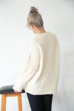 3Gシャギー天竺プルオーバー OffWhite