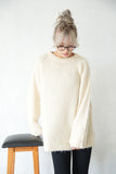 3Gシャギー天竺プルオーバー OffWhite