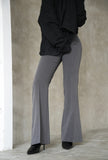 センタープレスフレアパンツ	CharcoalGray