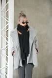 シャギータックミドルシングルコート Gray