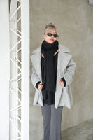 シャギータックミドルシングルコート Gray