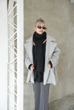 シャギータックミドルシングルコート Gray
