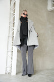 シャギータックミドルシングルコート Gray