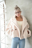 テディボアショートジャケット LightBeige