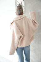 テディボアショートジャケット LightBeige