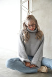 モヘアタートルプルオーバー LightGray