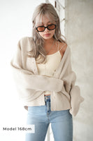 ドルマンニットカーデ Ivory