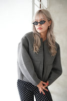ボンディングブルゾン Gray