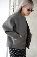ボンディングブルゾン Gray