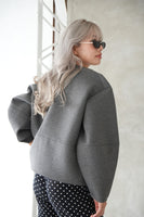 ボンディングブルゾン Gray