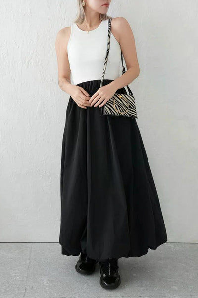 【カップ付き】テレコドッキングワンピース　OFF WHITE